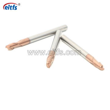 Solid Carbide Cutting Tools 2 Flutes Corner Radius End Mill